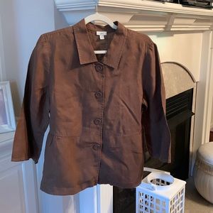 J. Jill Linen Button Up Top/Jacket